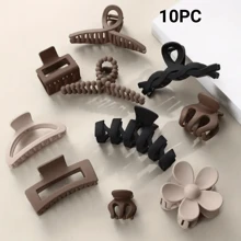 1/4/8/10/11 piezas Elegante clip de pelo clásico mate con estilo de flor y mariposa - Clip de pelo adecuado para coletas y recogidos elegantes - Accesorio de pelo perfecto para mujeres y niñas, ideal para festivales de música, fiestas, regalos y decoraciones. ¡Estos clips de pelo decorativos son un sutil resaltado para cualquier peinado! Decoración del hogar y el baño, decoración de otoño, vuelta al colegio