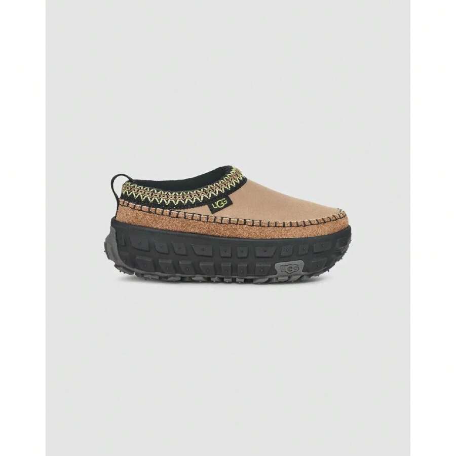 UGG Venture Daze 1155650 Clogs Men's Sand Black Suede Slip-On Casual Shoes - Brown - View 1