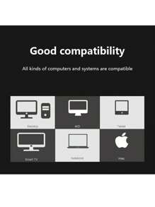 Lenovo 适用于 Thinkplus 的磁盘刻录机、USB 外置驱动器、CD/DVD、TX800 - 黑色 - 查看 5