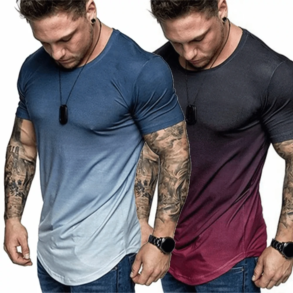 Lycra Sports Compression Shirt Short Sleeve Gym T-Shirt