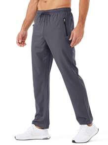 ZUTY Leichte Herren Wanderhosen atmungsaktiv schnelltrocknend passgenau wasserdicht für Camping Angeln Laufen Sport Jogginghose