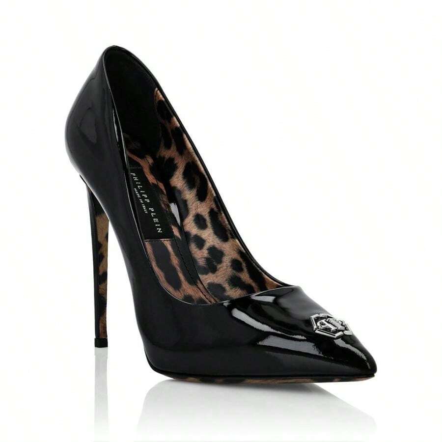 Philipp Plein Patent Leather Dllete Hi-Heels Nic Plein - 黑色 - 查看 1