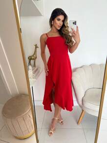 Sttefani Romper - Đỏ - Xem 1