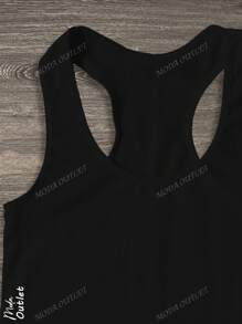 Set de 8 piezas de playera para dama, tirante cruzado, tela tipo canalé, elástico ligero, cómoda y fresca,