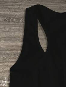 8-Piece Set Of Women's T-Shirt, Crossed Strap, Ribbed Fabric, Light Elastic, Comfortable And Fresh,