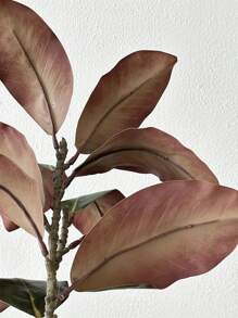 1pc Artificial Leaf Plant Decor For Home, Office Desk, Valentine Day, Gift