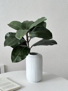 1pc Artificial Leaf Plant Decor For Home, Office Desk, Valentine Day, Gift