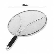 Splatter Screen For Frying Pan - Stainless Steel Grease Splatter Guard - Cover Oil Splash When Sizzling Bacon, Cooking Fried Chicken Or Popcorn - Multicolor - View 11