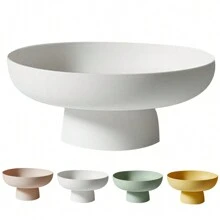 Ciotola per frutta rotonda con drenaggio, cesta per la frutta, contenitore in stile moderno per il tavolo della cucina, centrotavola decorativo per la casa, regalo di Natale