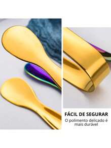 Ice Tongs Kit Multifunctional For Bar Cold Drinks Snacks - 金色 - 查看 2