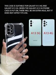 1pc Transparent Fashionable Thickened Anti-Drop Unicorn Pattern Phone Case, Compatible With Apple Series And Samsung Series - Multicolor - View 6