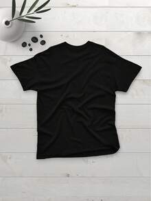 Men T-Shirts - 黑色 - 查看 2