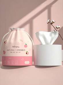 1 Packung Einweg Nass-Trocken Doppelnutzen Gesichtstücher, tragbare Gesichtstücher, geeignet zum Gesichtwaschen und Make-up Entfernen, praktische weiche Tücher und Gesichtstücher