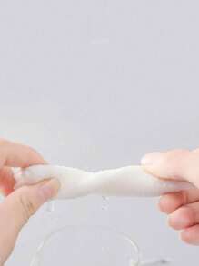 1 Packung Einweg Nass-Trocken Doppelnutzen Gesichtstücher, tragbare Gesichtstücher, geeignet zum Gesichtwaschen und Make-up Entfernen, praktische weiche Tücher und Gesichtstücher