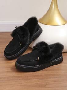 Neue Mode Dicksohlige, wasserdichte, warme, retroartige Damenstiefel für den Grenzverkehr, für Frühling/Herbst/Winter, süßer Stil, koreanischer Stil, klassische rutschfeste wasserdichte Schneestiefel, kurzer Schaft, weiche Sohle, geruchsabsorbierende atmungsaktive Netzprominenz, Halloween runde Spitze Blockabsatz klassisch beliebt importiert Sport europäisch und amerikanisch passend weiche Ballettstil-Sohle halb bedeckt, gleiches Modell runde Spitze Outdoor-Loafers