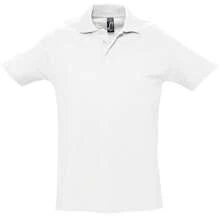 SOLS Mens Spring II Short Sleeve Heavyweight Polo Shirt (White) - White - View 1
