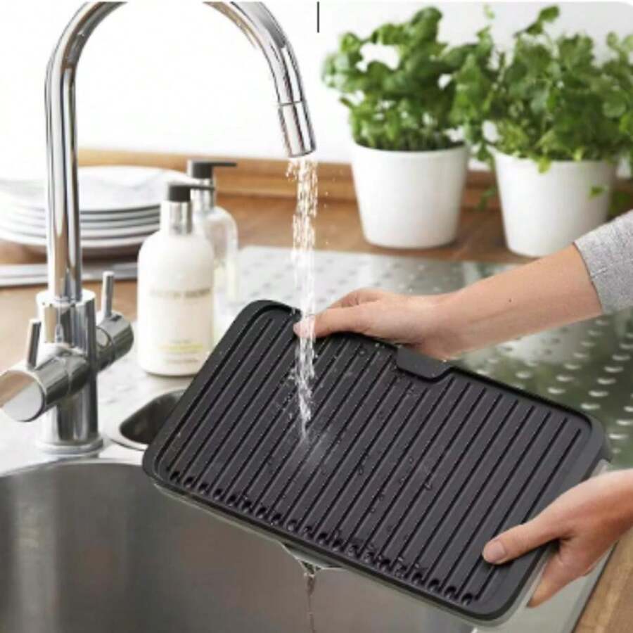 Extendable Dish Drainer For Kitchens [ TV-390 ] - 灰色 - 查看 1