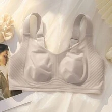 3pcs Rabbit Ears No Trace Underwear Big And Small Chest Soft Support No Steel Ring Prevent Sagging Back Bra - Black - View 9