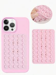 New Models Silicone Cell Phone Holder With Suction Cups - Màu Hồng Tươi - Xem 4