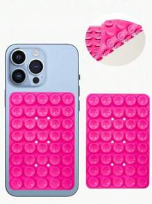 New Models Silicone Cell Phone Holder With Suction Cups - Màu Hồng Tươi - Xem 3