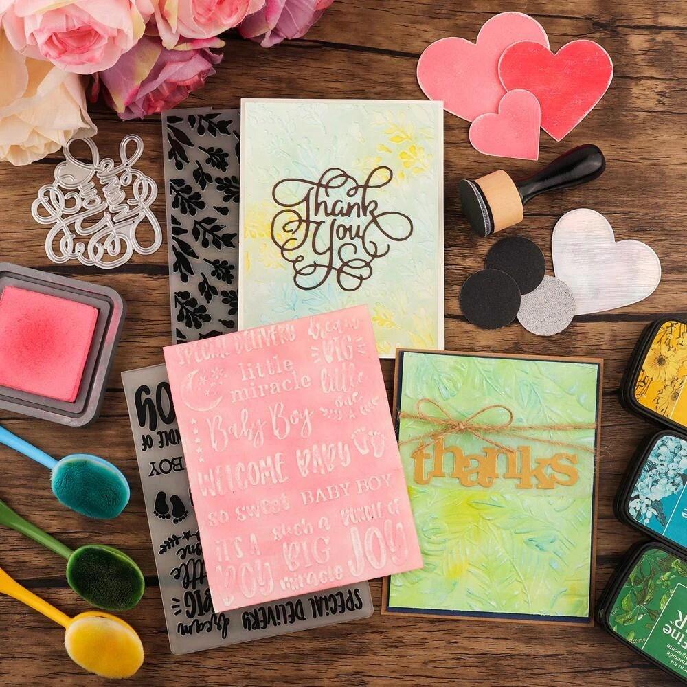 Mini Distress Stamping Tools For Card Making Pad Ink Sanding Disks