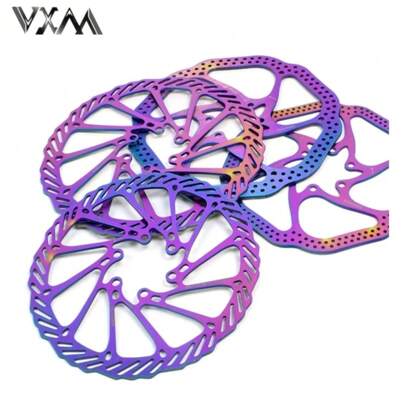 VXM MTB skivbromsrotorer, 160/180 mm rostfritt stål 6 hål färgglada G3/HS1 bromsskivor