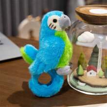 20CM 可爱鹦鹉火烈鸟动物拍击按扣手腕手镯毛绒鸟手环玩具趣味礼物 7.87火烈鸟、鹦鹉、变色龙玩具 - 彩色 - 查看 12