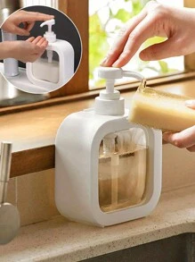 2pcs Refillable Clear Dispensers, Large Capacity Shampoo & Body Wash Containers With Pump, Reusable Travel Size Bottles For Home, Hotel, Bathroom - Transparent Lotion Pump Bottles Home Bathroom Decor Fall Decor Back To School