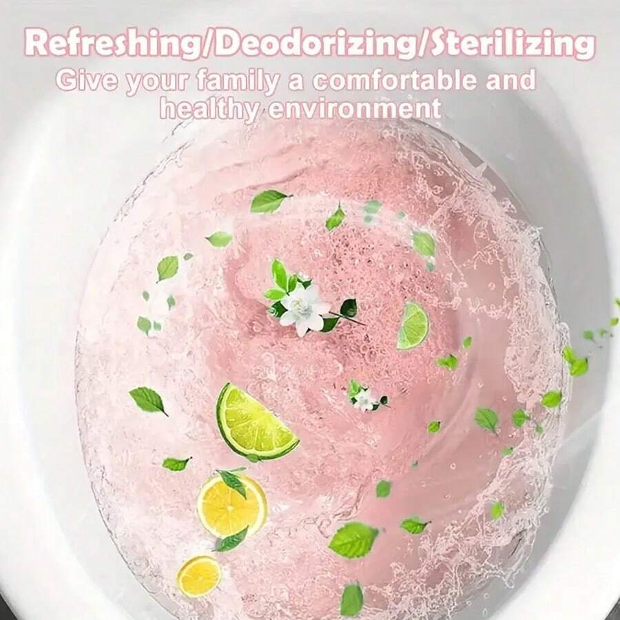 10pcs Automatic Toilet Bowl Cleaner, Toilet Cleaning Effervescent