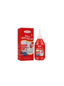 Gel removedor de moho y manchas de moho - Potente gel limpiador para eliminar el moho en paredes, azulejos, grietas, refrigeradores, lavadoras - Limpieza efectiva de manchas en el hogar, cocina, baño, pisos - Se envían dos accesorios al azar (nuevo o antiguo empaque) - Multicolor - Ver 11