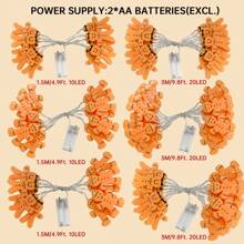 1pc 10/20 LED Ginger Bread Christmas LED String Lights Battery Powered Cute Men Women Ginger Bread Fairy Lamp For Home Bedroom Wall Door Xmas Tree Table Indoor Outdoor Holiday Party Christmas Decor,Room Decor Christmas Decor Christmas Light Bedroom Decor Home Decor Party Decor Holiday Festivalchristmas Gift Thanksgiving Christmas Tree Decor Ornaments - Warm White - View 12