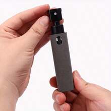 2-In-1 Ultra-Fine Fiber Screen Cleaning Spray Kit, Microfiber Cloth For Smartphones & Laptops, Portable Eyeglasses Cleaner With Cleaning Solution - Multicolor - View 2