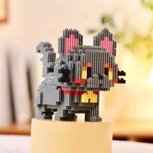 1000PCS Chinese Garden Cat Building Blocks For Adults Decompression Puzzle Cute Hakimi Short Cat Dog Decoration - Christmas Gift - - - Model - View 14