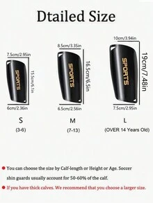 1Pair Football Shin Pad Wear-Resistant Shock Absorbing Leg Protector Lightweight Portable Soccer Training Shank Board - Multicolor - View 7