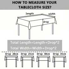 1pc Vintage Plaid Tablecloth, Farmhouse Style Rectangle Tablecloth For Dining Room, Coffee Table, Bedside Cabinet, Photography Background - Brown Plaid - View 7