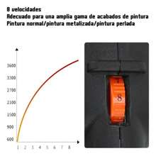 Pulidora Y Lijadora Para Autos Atverce 6 Velocidade 1400w, Alta potencia, alta velocidad, bajo nivel de ruido, duradero. Alta eficiencia y larga vida útil. Buena calidad y fácil de operar. - 32pcs - Ver 4