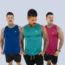 Dry Fit Tank Top Academia Furadinha Training - Teal Blue - View 2