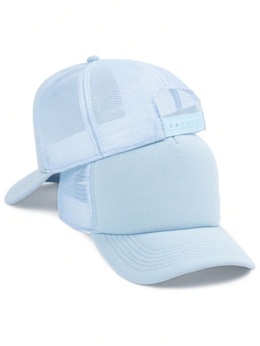 Men's Casual Baseball Cap For Summer Sun Protection - Baby Blue - View 1