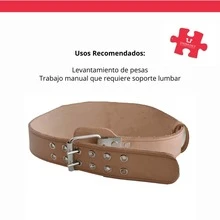 Faja Tipo Pesista Para Uso Industrial - Caqui - Ver 5