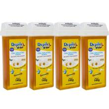 4 Roll-On Depilatory Wax Chamomile Depile Plus 140g Less Pain Water-Soluble - 駝色 - 查看 1