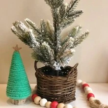 1 cái, Đồ trang trí Giáng sinh, Cây thông Noel nhân tạo mini, Cây thông Noel mini dễ thương nhiều màu sắc Bộ cây thông Noel mô phỏng, Đồ trang trí ngày lễ, Đồ trang trí để bàn & kệ trong phòng, Đồ trang trí ngày lễ Giáng sinh Trang trí máy tính để bàn - Nhiều màu - Xem 9