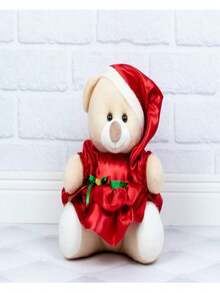 Couple Of Bears Petit Dress And Christmas Vest - Gifts And Decorations For Christmas Parties 26 Cm - 甜牛奶毛絨 - 查看 2