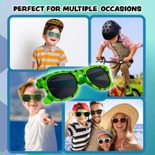 Minecraft Sunglasses Baseball Cap Set Creeper Adjustable Hat 100% UV Holiday Accessories Gamer Gift - Black - View 5