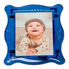 Kit 5 Reinforced Plastic Photo Frames 10x15 - 寶藍色 - 查看 2