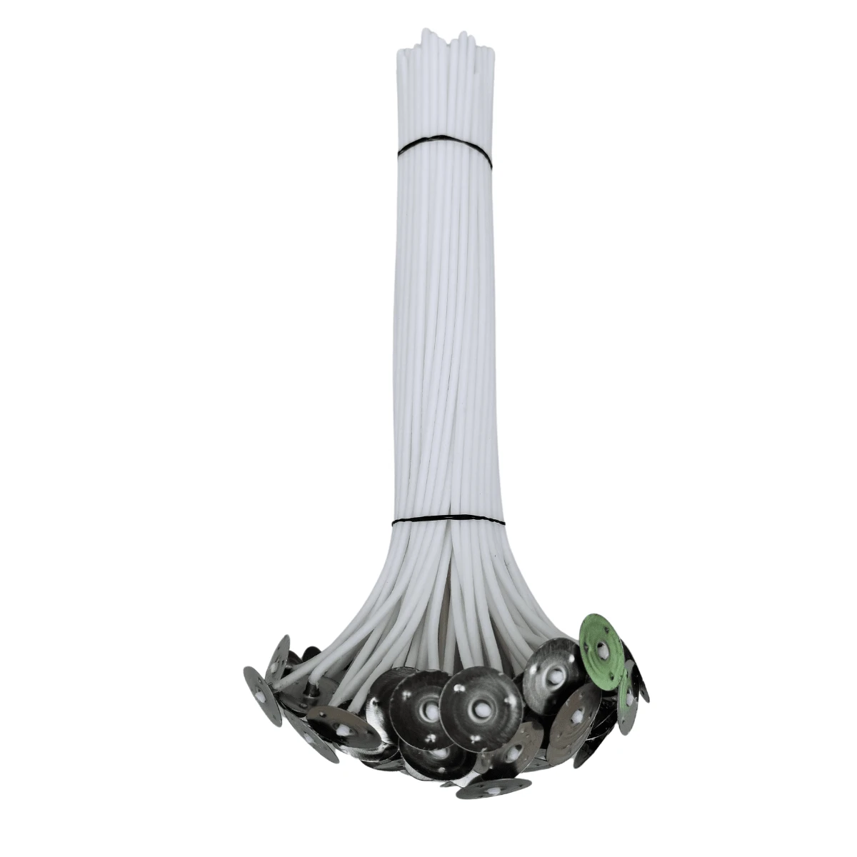 Wick For Decorative Handmade Scented Candles In Fine Cotton 2mm, 17CM High, Paraffined And With Eyelets - B2030 - trắng - Xem 1