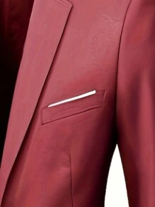 Chaqueta de traje de negocios para hombre, blazer formal de estilo europeo para padrinos