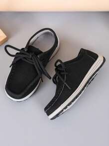 2024 New Style Flat Bottom Moccasin Pattern Children Outdoor Casual Sports Shoes