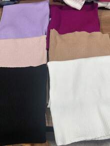Women's Polo Shirt V-Neck Knitted Tank Top Summer New - 白色 - 查看 2