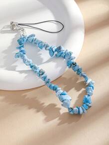 Telefoonbandje met kralen van natuurlijke kristalsteen, armband met kralen van edelsteen, telefoonkoord, cadeau voor moeder, familie, vrienden, verjaardag, vakantie, telefoonhanger, telefoonketting