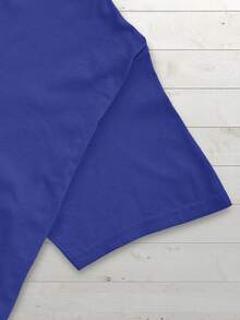 Men T-Shirts - Màu xanh hải quân - Xem 5